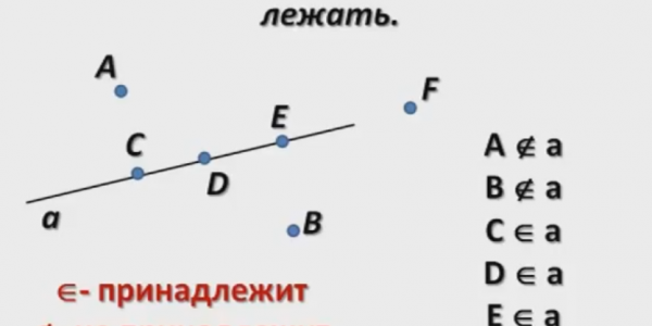 Начальные геометрические сведения. Прямая, отрезок, луч и угол.